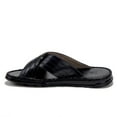 thumbnail image 3 of Men's 82622 Leather Lined Criss Cross Over Slip On Slides Sandals, 3 of 4