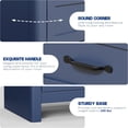 thumbnail image 6 of LAZZO Set of 2 Nightstands, Blue Small Bedside Table with 2 Drawers for Bedroom, 6 of 7