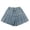 Blue, variant on LYMAYTER 5-14Y Girls Juniors Girls Summer Loose Fit Ruffled Edge Cute Denim Shorts