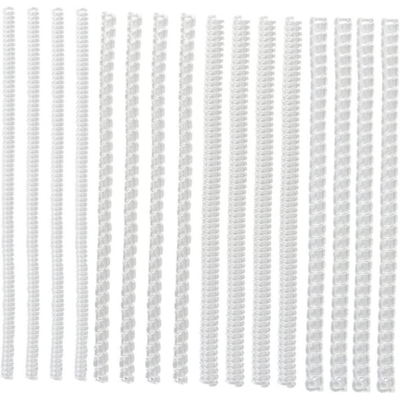 16pcs Invisible Ring Adjuster, Clear Ring Sizer for Jewelry, Silicone Ring Spring Tool for Ring Adjustment