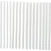 ZOIZOCP 16pcs Ring Adjustment Spring Womens Silicone Ring Spring Tool Clear Ring Sizer Ring Guard Invisible Rubber Ring Tightener Adjuster for Jewelry Spring Rope Ring Adjuster