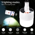 thumbnail image 2 of Dsscvnef USB Rechargeable Mobile Ampoule Solaire Extérieure Lumière Télécommande d'Urgence Outils d'Éclairage, 2 of 8