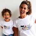 thumbnail image 2 of Disney Mickey Minnie Aesthetic Ropa Mujer 2023 New Fashion Family Vacation T Shirts Women Summer Harajuku Casual Girls TopsAldult-M(1pc) Gao Jinjia LED, 2 of 2