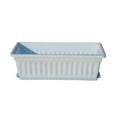 thumbnail image 2 of 3 Pcs Pot de Plantation Balcon Jardin Rectangulaire Jardinière en Résine, 2 of 7