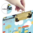 thumbnail image 6 of FORMRS Acrylic Clipboard with Low Profile Clip Standard A4 Letter Size, 12.5" x 9", Cartoon Train Pattern, 6 of 8
