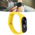 thumbnail image 1 of Relaj Digital Pantalla de Luz Blanca Led Espejo de Plástico Movento Electrónico Correa de Silicona RELOJ Deportivo Para Estudiantes Correr Viajar Caminar, 1 of 7
