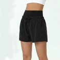 thumbnail image 4 of ALO yoga Fitness Pants Women's Summer Loose High Waist Belly Contracting Sports Shorts Double Layer Anti-Exposure Casual Fitness Pants, 4 of 5