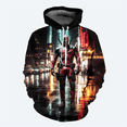 thumbnail image 2 of Nueva sudadera con capucha de Marvel para hombre, con estampado 3D de Deadpool, sudadera clásica de estilo informal, sudadera de moda urbana de hip hop para hombre, 2 of 5