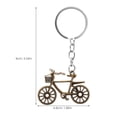 thumbnail image 2 of STOBOK 2Pcs Multi Color Vintage Bicycle Keychain Decorative Pendant for Bags Backpacks and Keyrings, 2 of 8