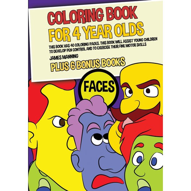 coloring-book-for-4-year-olds-faces-this-book-has-40-coloring-pages