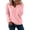 Pink, variant on yillto Womens Valentine's Day Sweaters Heart Printed Knit Long Sleeve Tops Round Neck Pullover Sweater Clothes