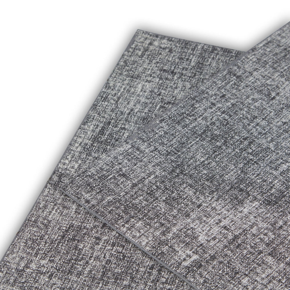 Ala Carte by Dainty Home Amalfi Linen Textured Faux Leather Placemats – Set of 4, Reversible, Non-Slip, Washable, Heat & Tear Resistant – 12x18 in Dining Table Mats