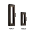 thumbnail image 4 of 1640BZ-LED Hinkley Lighting Atlantis - 6.5 Inch 2 Light Medium Outdoor Wall Lantern-Bronze Finish-Integrated LED Lamp Base Type, 4 of 11