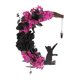 thumbnail image 1 of Corona de gato de flores, guirnalda colgante, puerta de pared, para puerta de decoración del hogar exterior primavera otoño Púrpura Negro mayimx corona de gato, 1 of 9