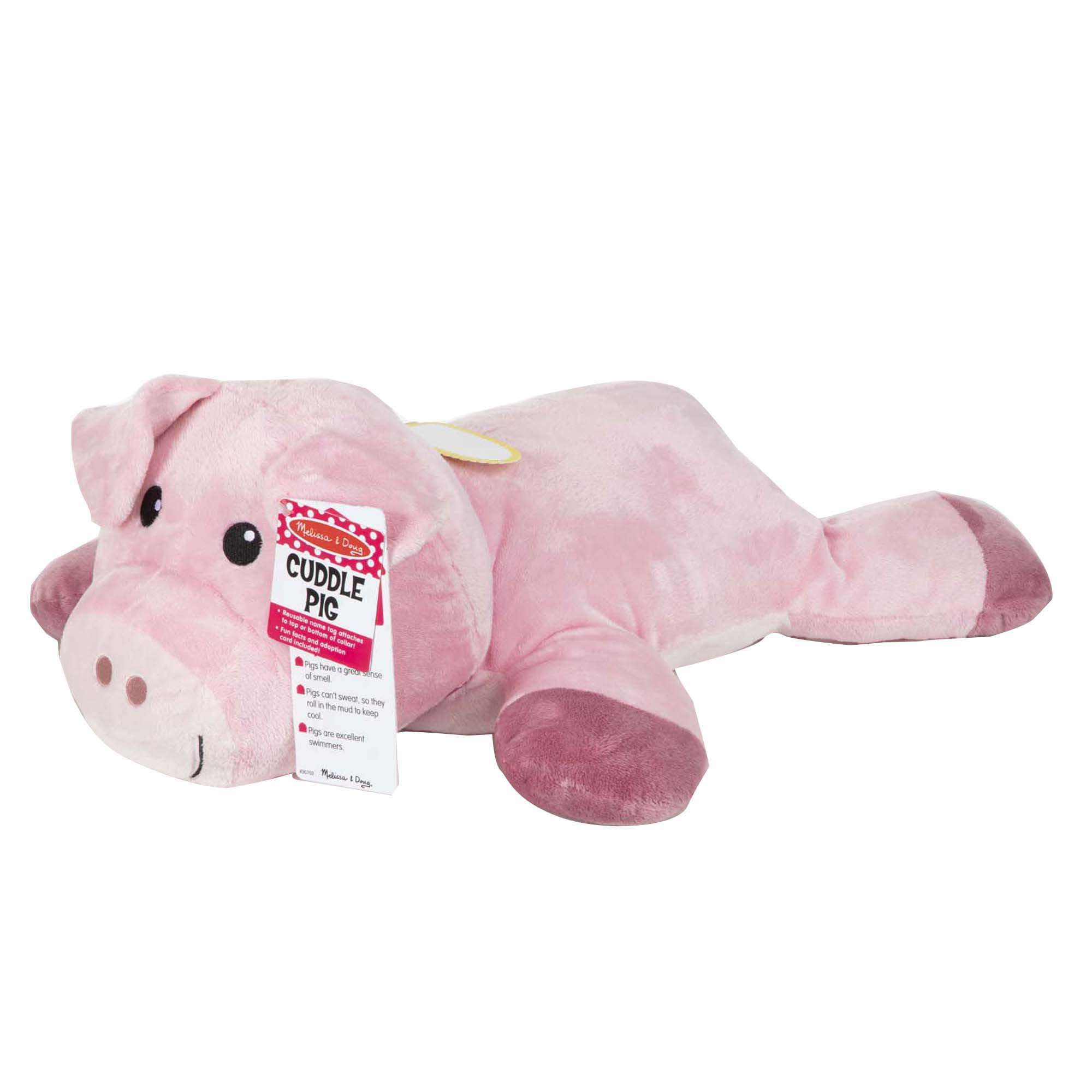 MELISSA AND DOUG PLUSH CORDUROY CUTIE PIG 7417 NEW 13 INCHES 
