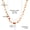 S2305-1, variant on Irregular Gallet Chalcedony Stone Necklace Detritus Breakstone Onyx Aventurine-N2303-3