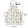 thumbnail image 5 of Picia Pretty Floral With Leaves Waterproof Apron for Unisex Adult - Adjustable Bib Apron with Pockets, Ideal for Cooking, Gardening, Painting, and Household Chores, 5 of 9