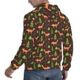 thumbnail image 6 of Haiem Fox In Forest Patterned Men's Hoodie with Kangaroo Pocket - Ideal Pullover Sweatshirt for Daily Wear, Travel, and Home-X-Large, 6 of 7