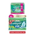 thumbnail image 2 of Whisper Ultra Upto No Gap No Leaks Sanitary Pads (XL+, 30 pieces), 2 of 4