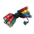 thumbnail image 1 of Novelty Lights 20 Light Shotgun Shell Mini Light Set, Multi Color, Green Wire, 8.5 Feet, 1 of 3