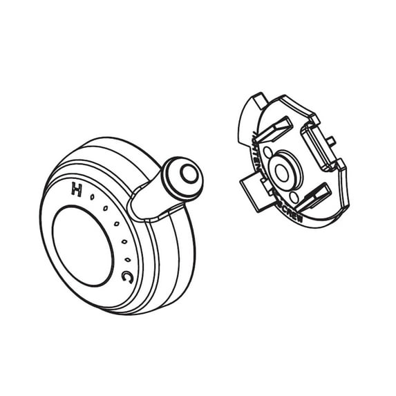 Delta RP72572 Cassidy Temperature Knob And Cover