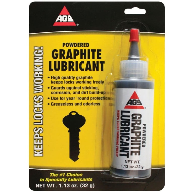 AGS AUTOMOTIVE SOLUTIONS Powdered Graphic Lubricant Bottle, 1.13