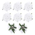 thumbnail image 1 of Uxcell 8 Pcs Clips de Cabello de Rosa de 4 Pulgadas, Pines de Flor, Broche de Flor para Mujeres, Accesorios para el Cabello, Blanco, 1 of 5