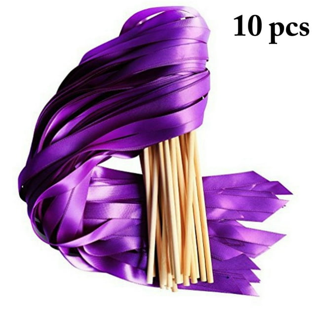 Bangcool Wedding Wand Creative Party Decoration Ribbon Stick Streamer Stick