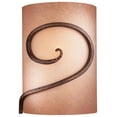 thumbnail image 2 of Minka Lavery 734-355 Caspian 1 Light Wall Sconce in Golden Bronze with Caspian G, 2 of 2