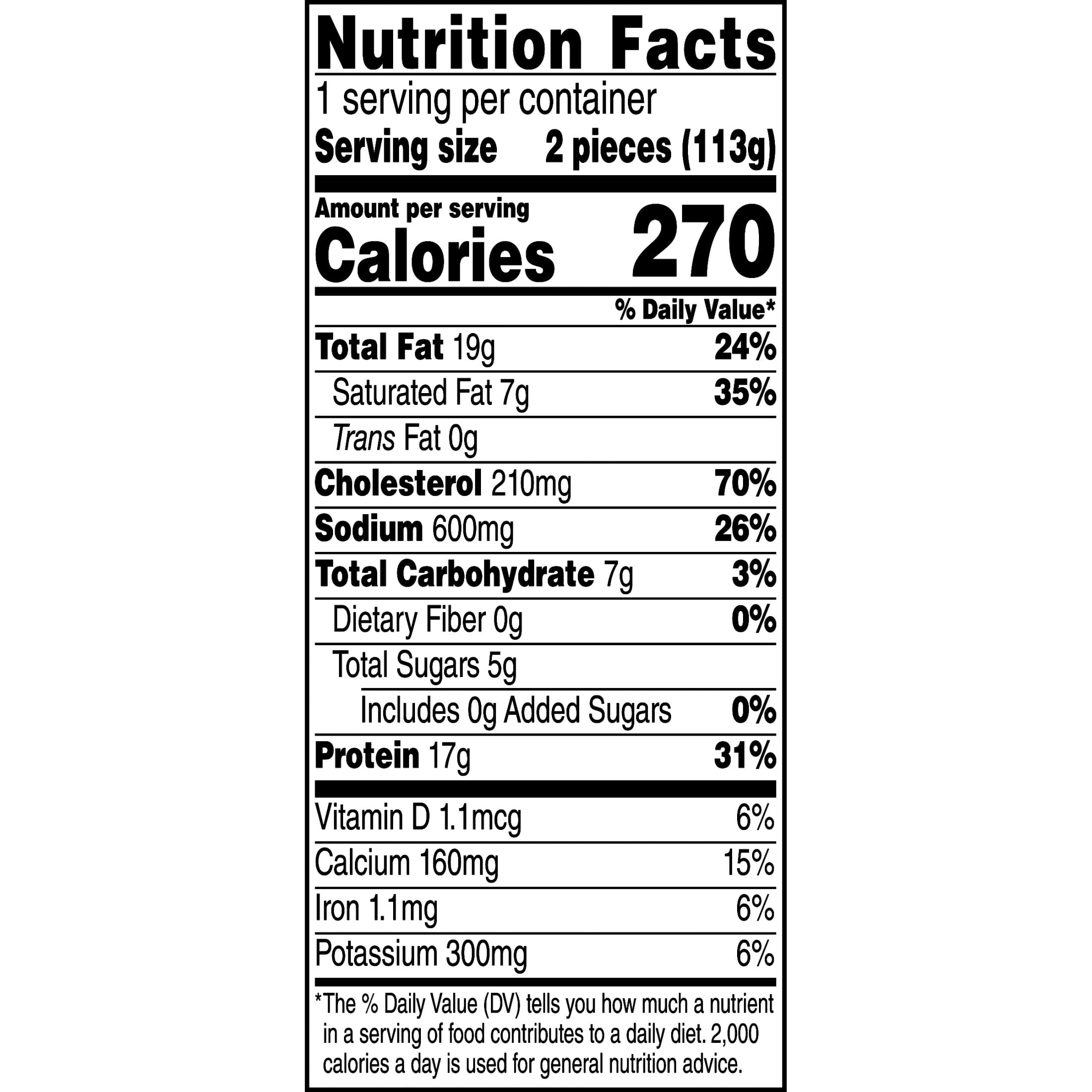 Jimmy Dean Meat Lovers Egg Bites, Pork Sausage Bacon Ham and Cheddar Cheese, 4 oz, 2 Count (Frozen)