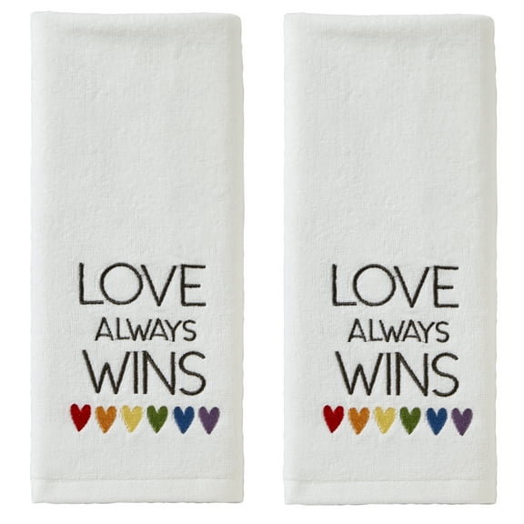 SKL Home Love Always Wins Hand Towel (2-Pack)