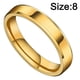 thumbnail image 2 of Anillo Dinheiro Classic tricolor, versión simple estrecha Anillo liso biselado de 4 mm, 2 of 5