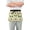 Cartoon Banana Monkey Leaf, variant on Cartoon Banana Monkey Leaf Server Apron with 3 Pockets Waterproof Waitress Waist Short Apron for Man Woman 12 Inches