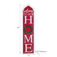 thumbnail image 2 of Christmas Barn Shaped Vertical Sign Welcome To Our Home, 2 of 4