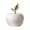 White, variant on kowaku Apples Statue Ceramic Apples Figurine Crafts Collectible Desktop Ornament Fruit Sculpture for Office Entryway Home Dining Room Large