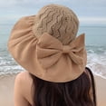 thumbnail image 4 of SikaFu Spring And Summer Pure Color Hat Ms. Freckarian Grandmaking Cave Caps Beach Hat Traveling Folding Fisherman Hat, 4 of 7