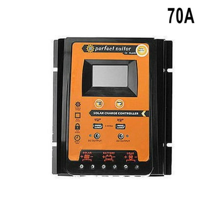 

30/50/70A Mppt Solar Panel Charge Controller Battery Regulator Dc12/24V Dual-Usb