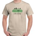 thumbnail image 1 of Life is Crap Golf Missed Putt Funny Shirt Cool Gift Idea Edgy T-Shirt Tee, 1 of 7