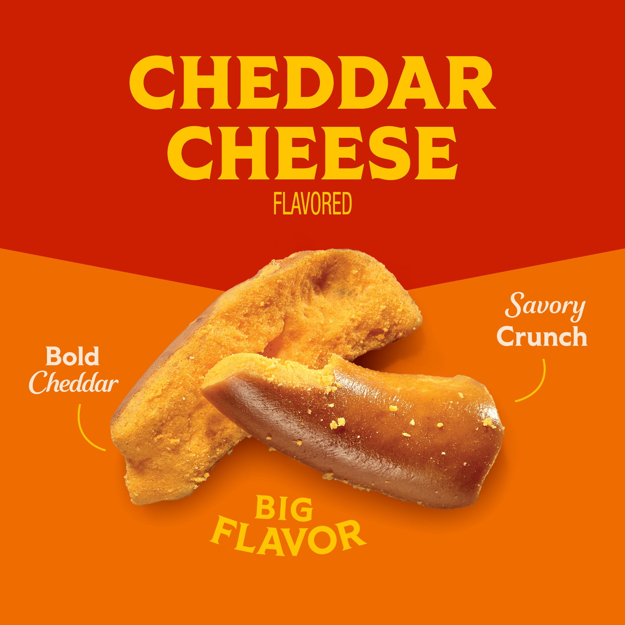 (3 pack) Snyder's of Hanover Cheddar Cheese Flavored Pretzel Pieces, 11.25 oz Bag