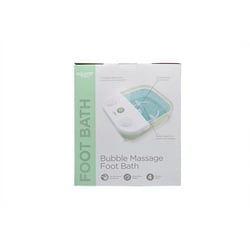 Equate Toe Touch Control Bubble Massage Foot Bath, 1 Count