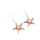 thumbnail image 2 of Collar con colgante de estrella de cinco puntas y aretes colgantes para decorar joyas (plata), 2 of 5