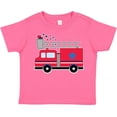 thumbnail image 3 of Inktastic 4th of July Firetruck with Red and Blue Stars Boys or Girls Toddler T-Shirt, 3 of 5
