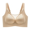 thumbnail image 2 of Ovbmpzd Yellow Everyday Underwear Bras for Women No Underwire Push Up Mesh Lifting Underwear Bras Comfortable Sexy Bras Plus Size,XXXXL, 2 of 6
