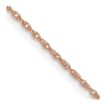 thumbnail image 1 of Diamond2Deal 10K Rose Gold .7 mm Carded Cable Rope Chain Necklace for Women 20", 1 of 6