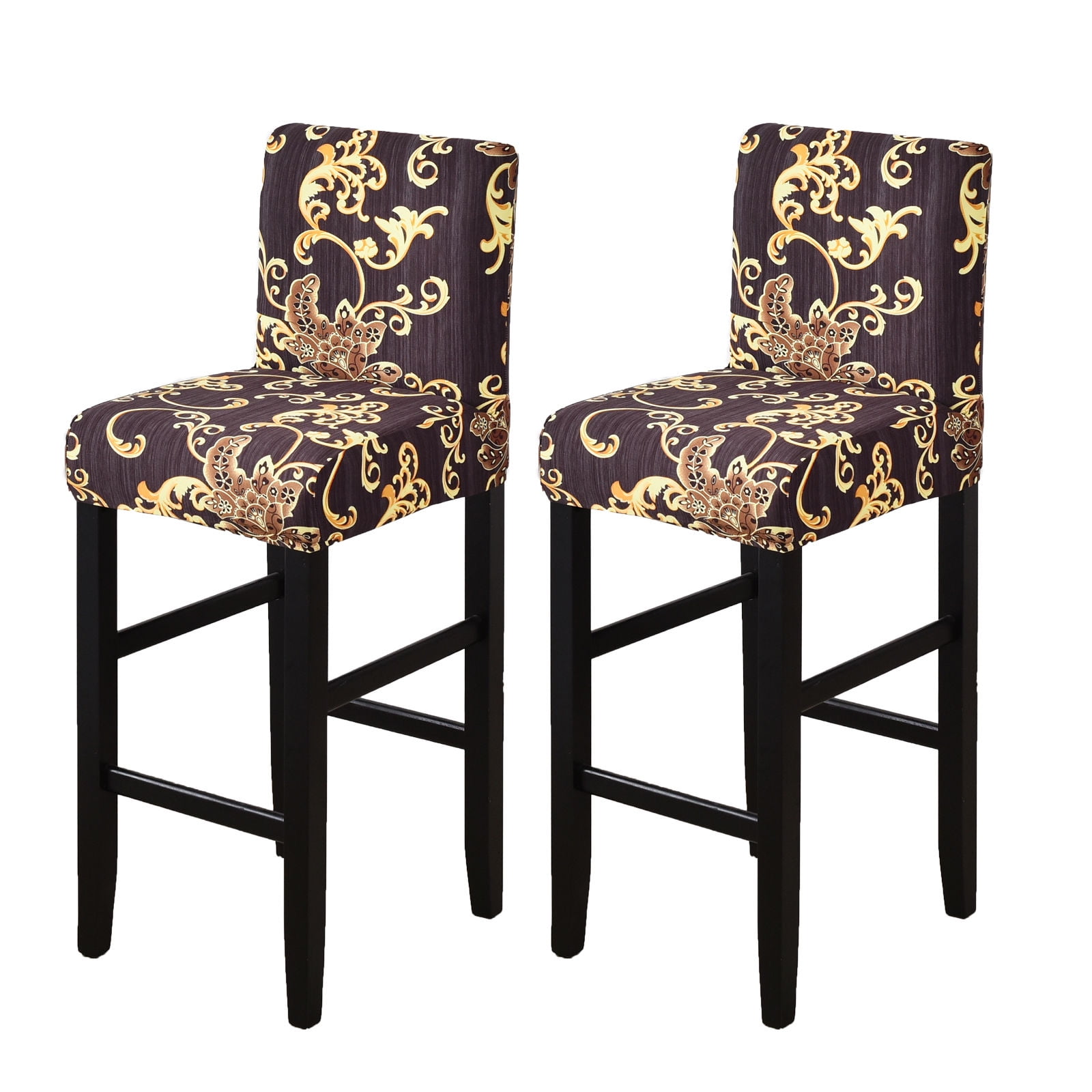 High Stool Cover Reusable Stretch Washable Pub Counter Stool Chair