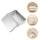 thumbnail image 4 of Cape de lata de galleta Caja de caramelo de metal de estaño con tapas rectangulares con tapas de almacenamiento de párpados puede viajar recipientes para tarjetas de galletas Collar de tesoro, 4 of 7