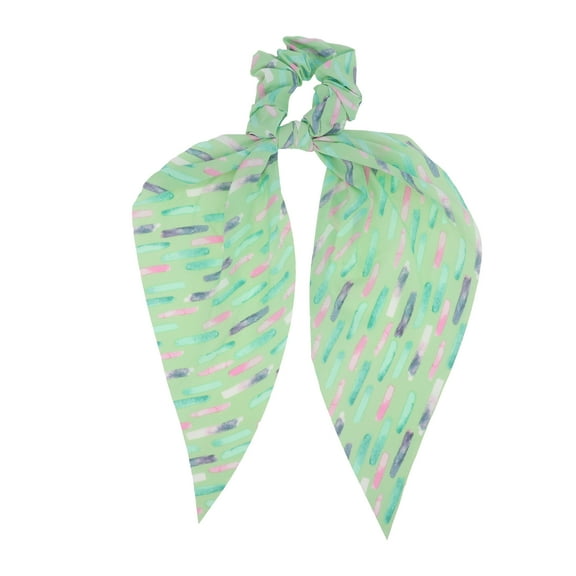 Unique Bargains 1 Pc Triangle Ribbon Scrunchies for Home Green