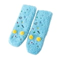 thumbnail image 2 of Blue Stockings Ladies' Lamb Fleece Mid Calf Socks for Autumn and Winter Cute Floor Socks Extra Thick and Warm Lined for Home Use Thick Sleep Long Socks, 2 of 4