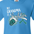 thumbnail image 4 of Inktastic Ovarian Cancer Awareness My Grandma is a Fighter Youth T-Shirt, 4 of 5