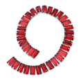 thumbnail image 1 of Adorno de cristal Yashi Cadena de diamantes de imitación Rojo 1 yarda, 1 of 5